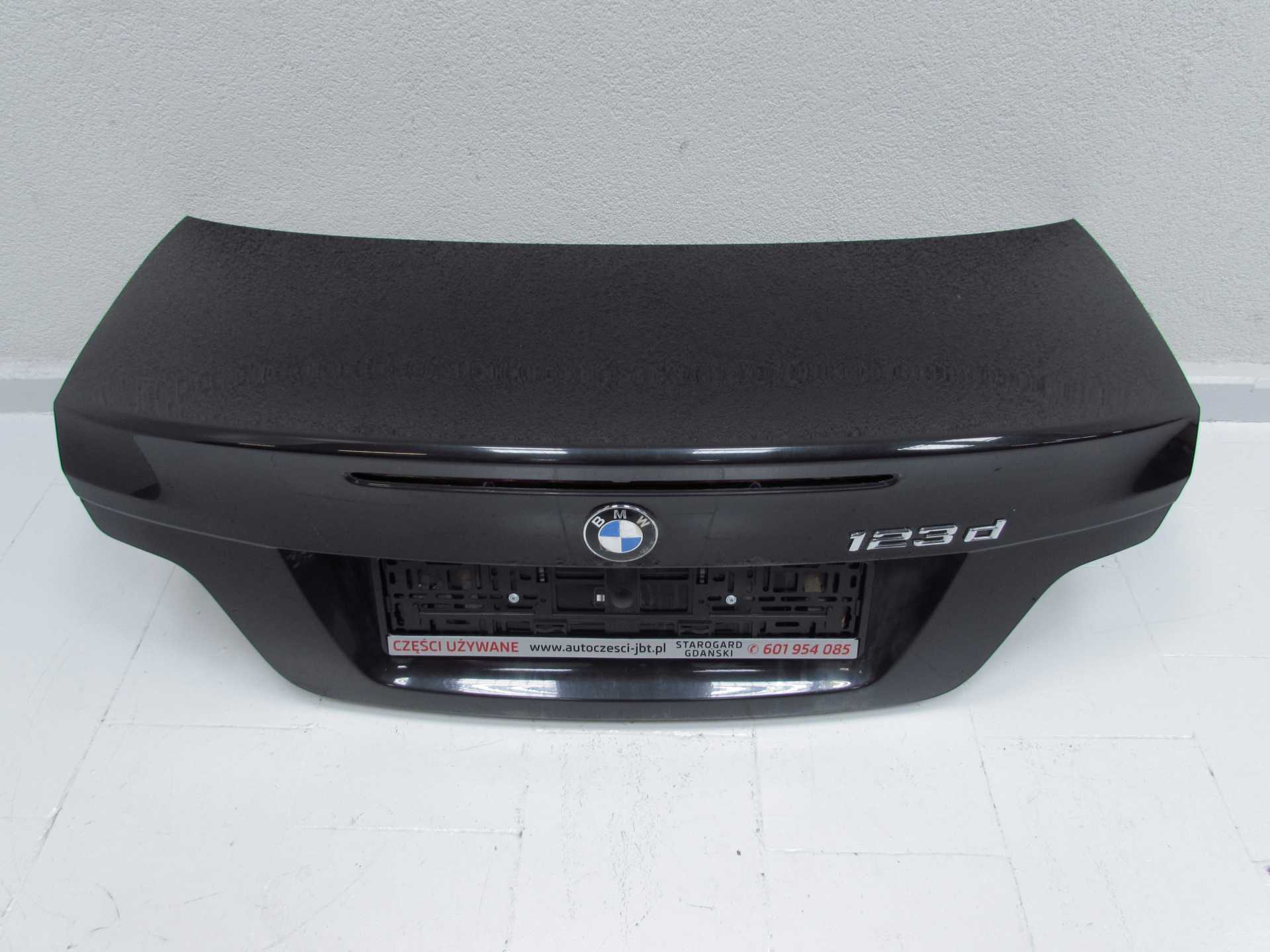 BMW 1 E82 E88 M1 KLAPA BAGAZNIKA TYL BLACK SAPPHIRE METALIK 04 12 JBT