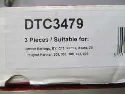 PEUGEOT CITROEN 1.7 1.8 1.9D 83- SPRZEGLO TARCZA DOCISK DTC3479
