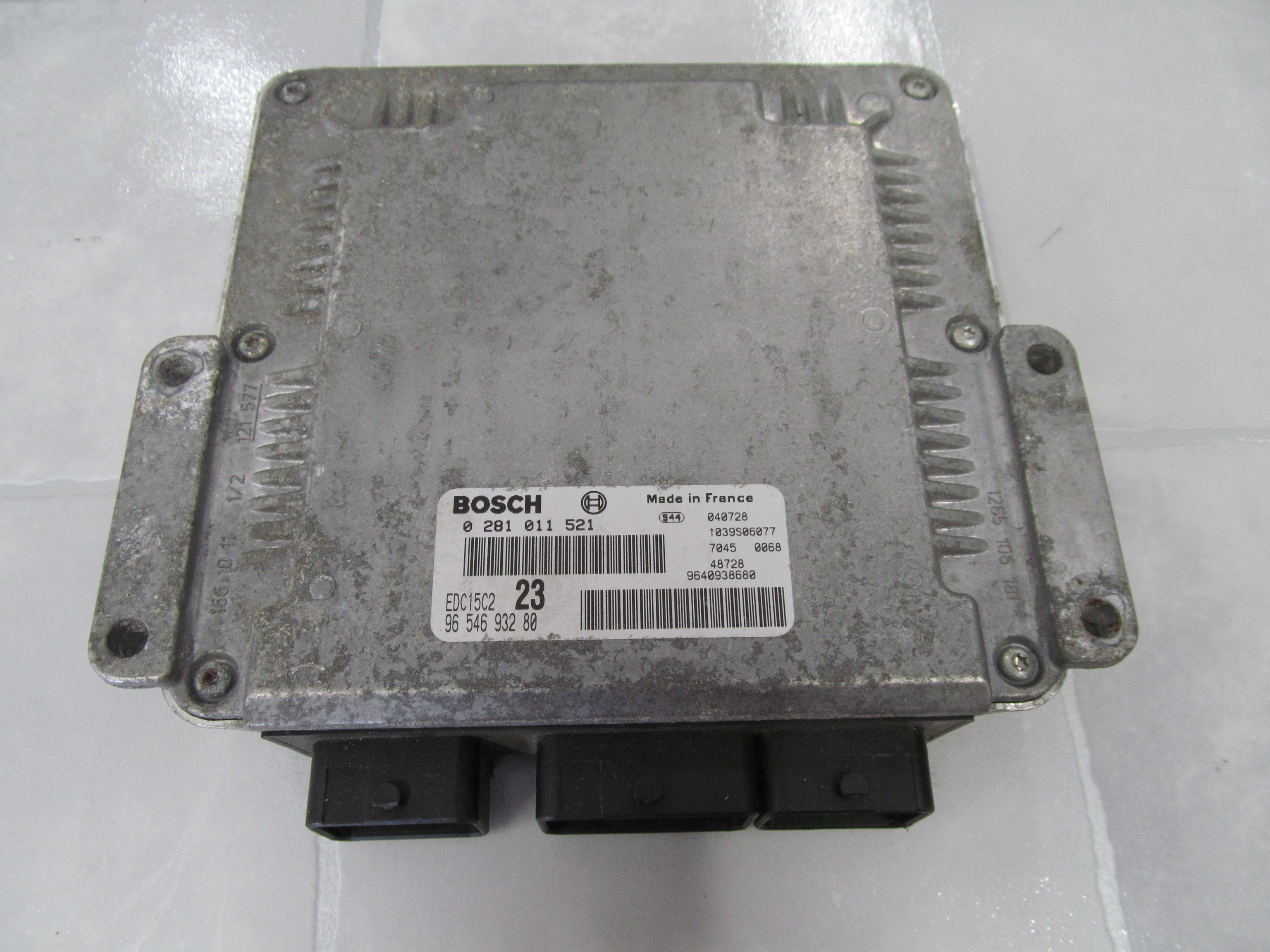 PEUGEOT CITROEN 2.0 HDI KOMPUTER STEROWNIK 0281011521 9654693280