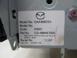 MAZDA 6 GG LIFT 05-08 RADIO CD GAA466DSX