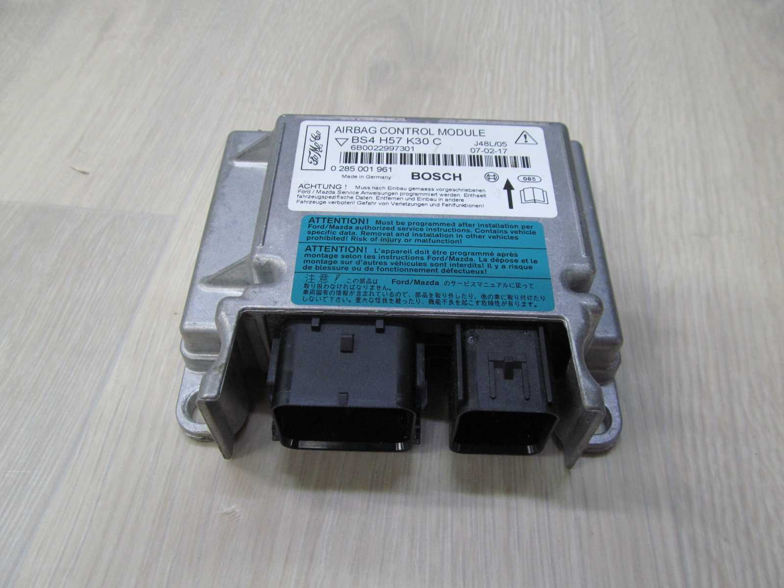 MAZDA 2 II MODUL AIRBAG 0285001961 PODUSZEK 08/14