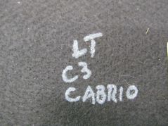 CITROEN C3 PLURIEL CABRIO WYKLADZINA DYWAN BAGAZNIKA TYL