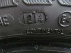 OPONA CONTINENTAL VANCO 2 225/75/16C ROCZNIK 2014 121/120 4mm
