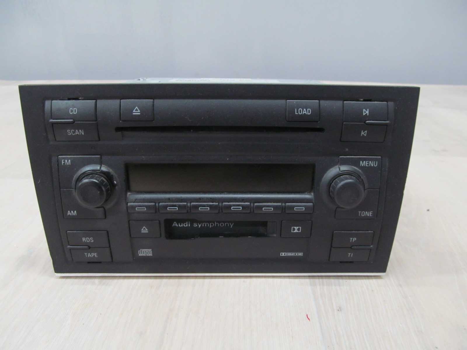 AUDI A6 C5 LIFT SYMPHONY II RADIO CD 2 DIN 8E0035195M FABRYCZNE