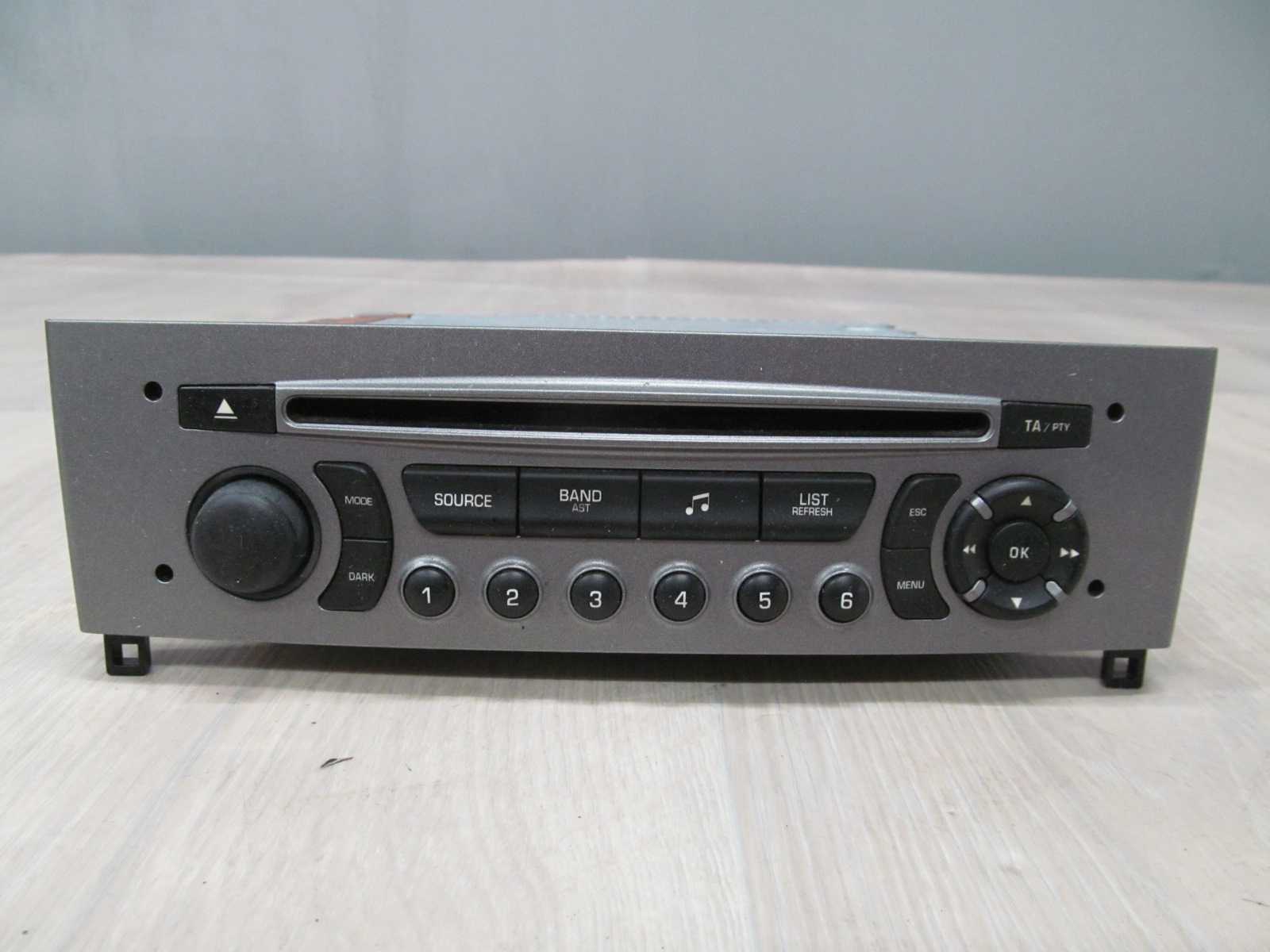 PEUGEOT 308 T7 RADIO CD RD4 N1-01 96650205XH 07-13