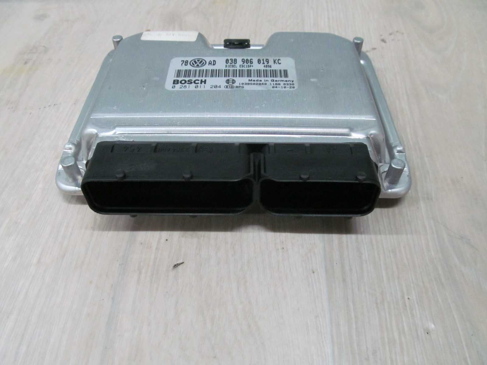 VW PASSAT 1.9 TDI KOMPUTER STEROWNIK 0281011204 038906019KC