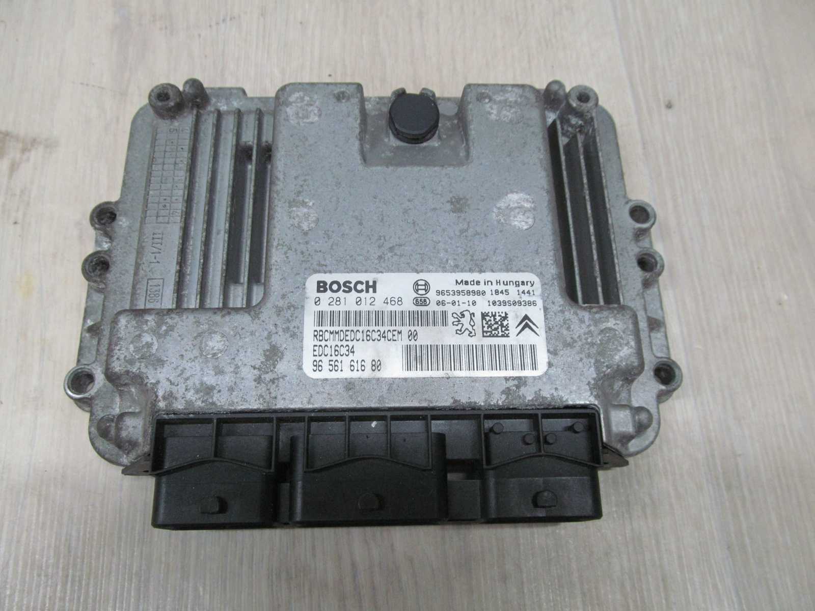 CITROEN 1.6 HDI KOMPUTER STEROWNIK 0281012468 9656161680