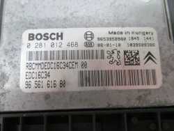 CITROEN 1.6HDI KOMPUTER SILNIKA 0281012468 9656161680