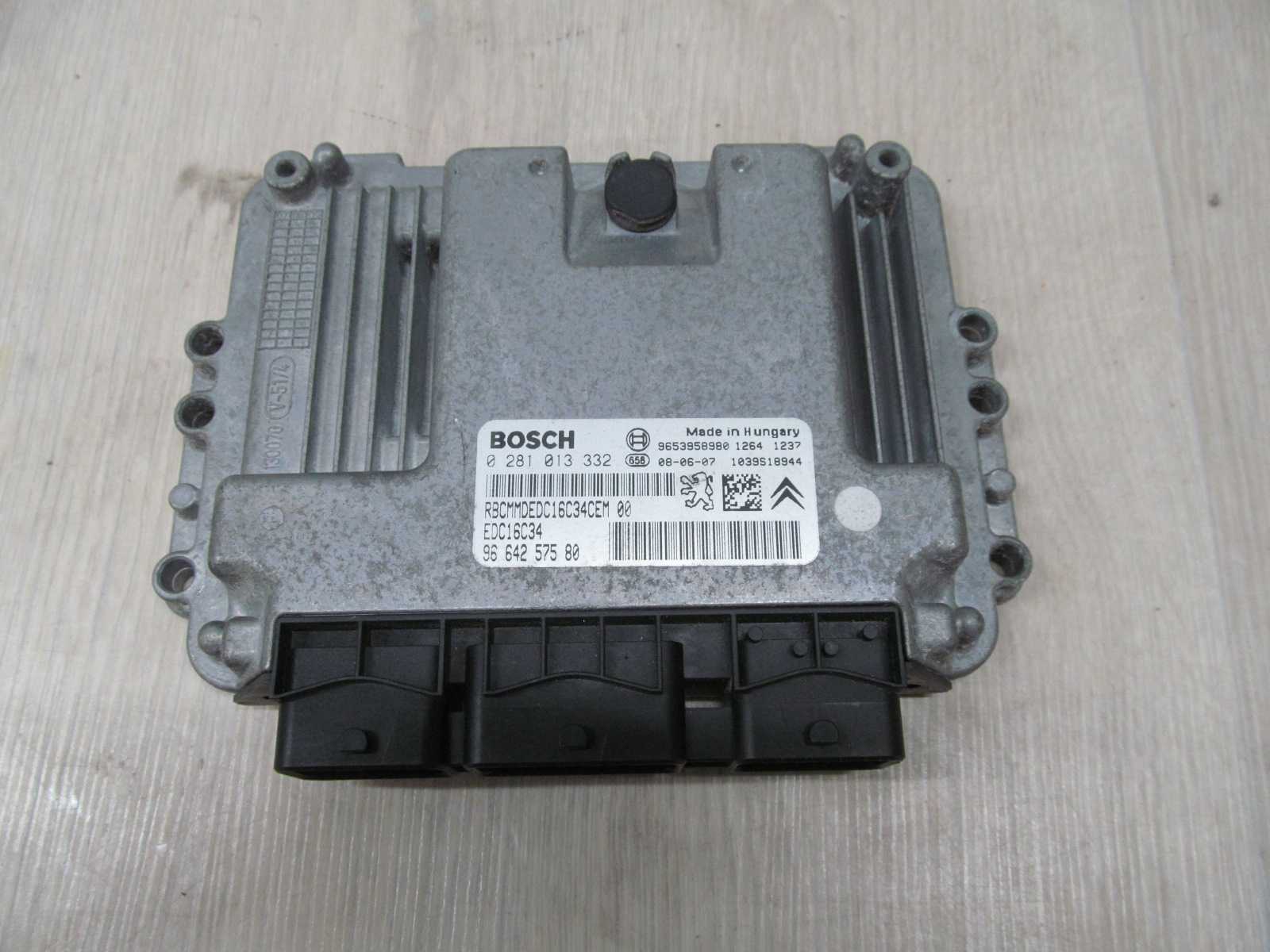 CITROEN 1.6 HDI KOMPUTER STEROWNIK 0281013332 9664257580