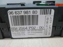 PEUGEOT CITROEN SKRZYNKA MODUL BSI 9663798180