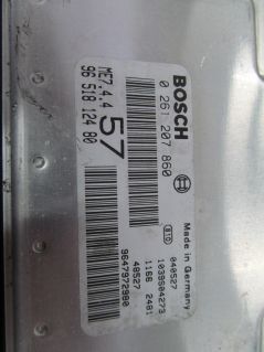 CITROEN C3 1.6B 16V STEROWNIK SILNIKA 0261207860
