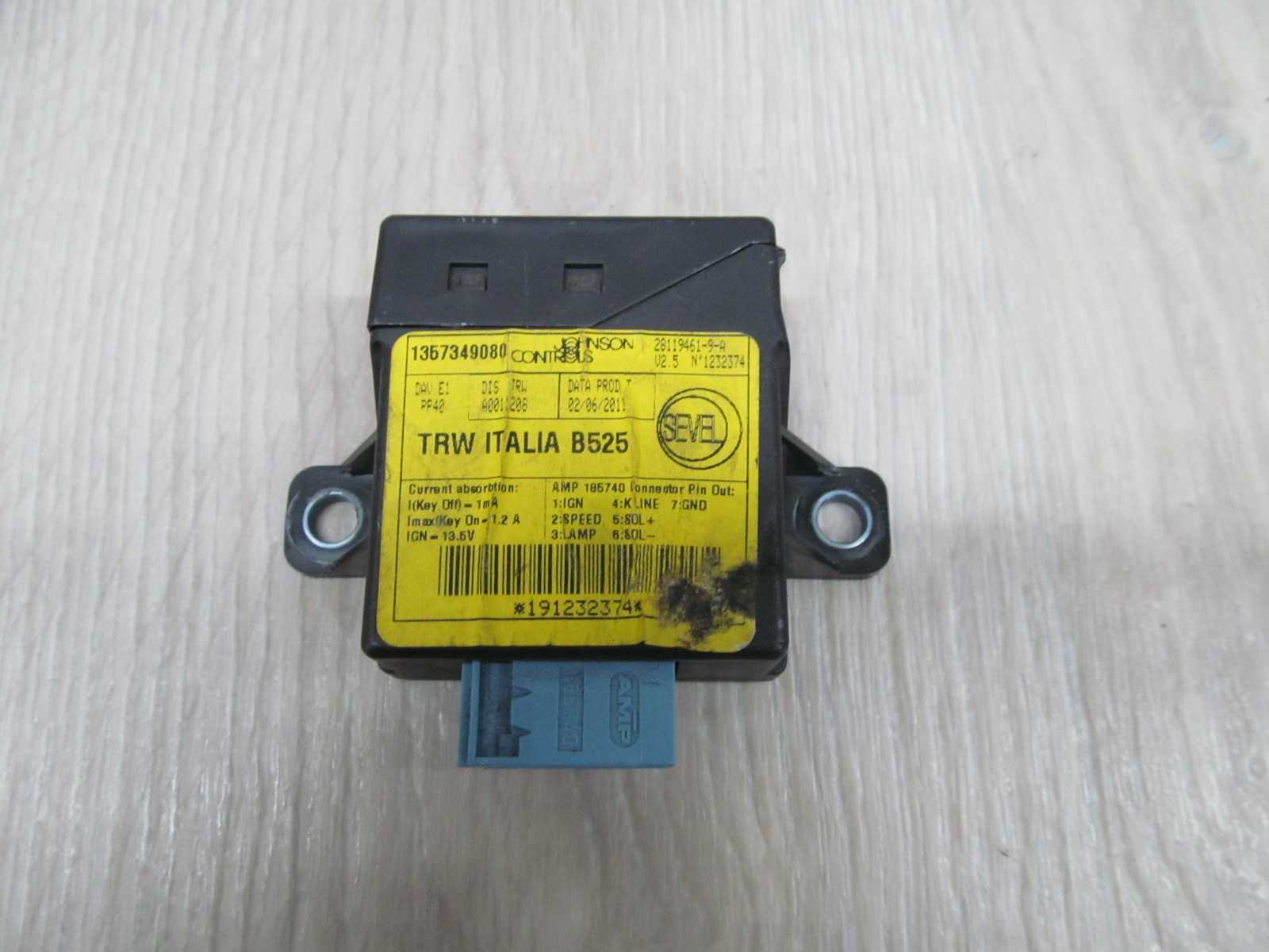 FIAT DUCATO BOXER JUMPER 11-24 MODUL PRZEKAZNIK STEROWNIK WSPOMAGANIA 1357349080
