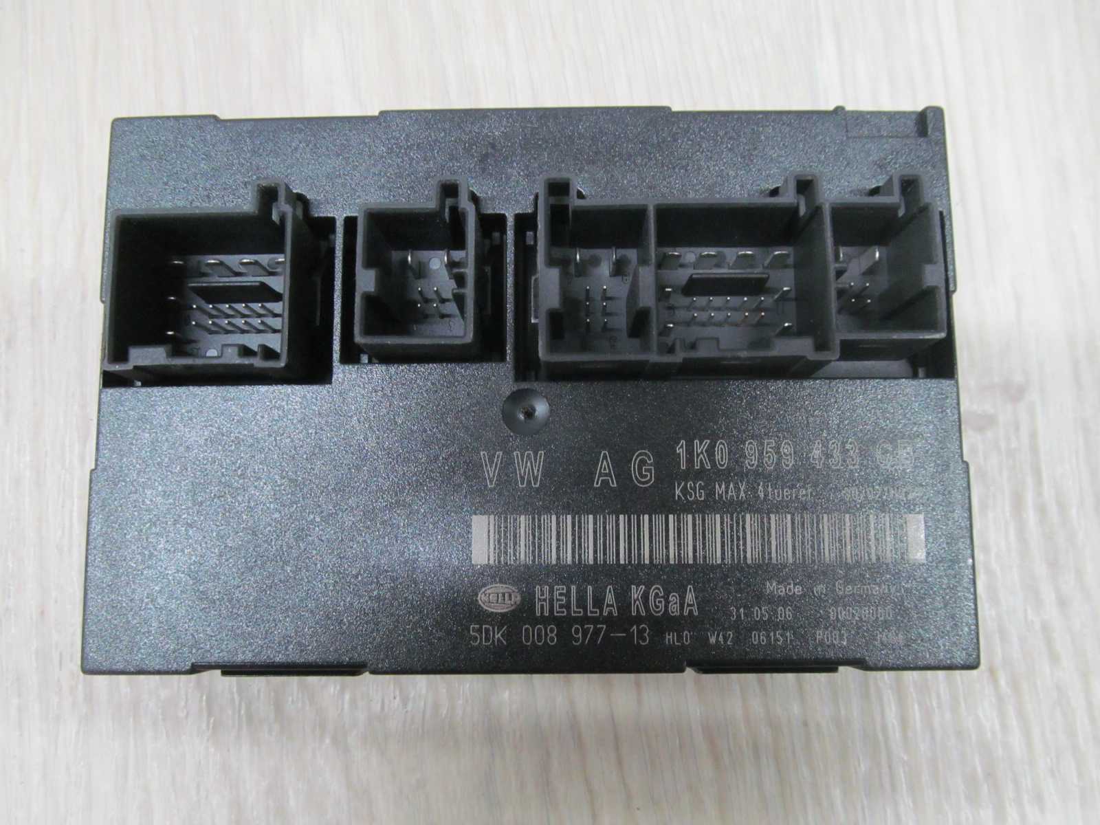 VW TOURAN MODUL STEROWNIK KOMFORTU 1K0959433CB