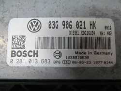 VW TOURAN GOLF 1.9 KOMPUTER STEROWNIK SILNIKA 03G906021HK 0281013683