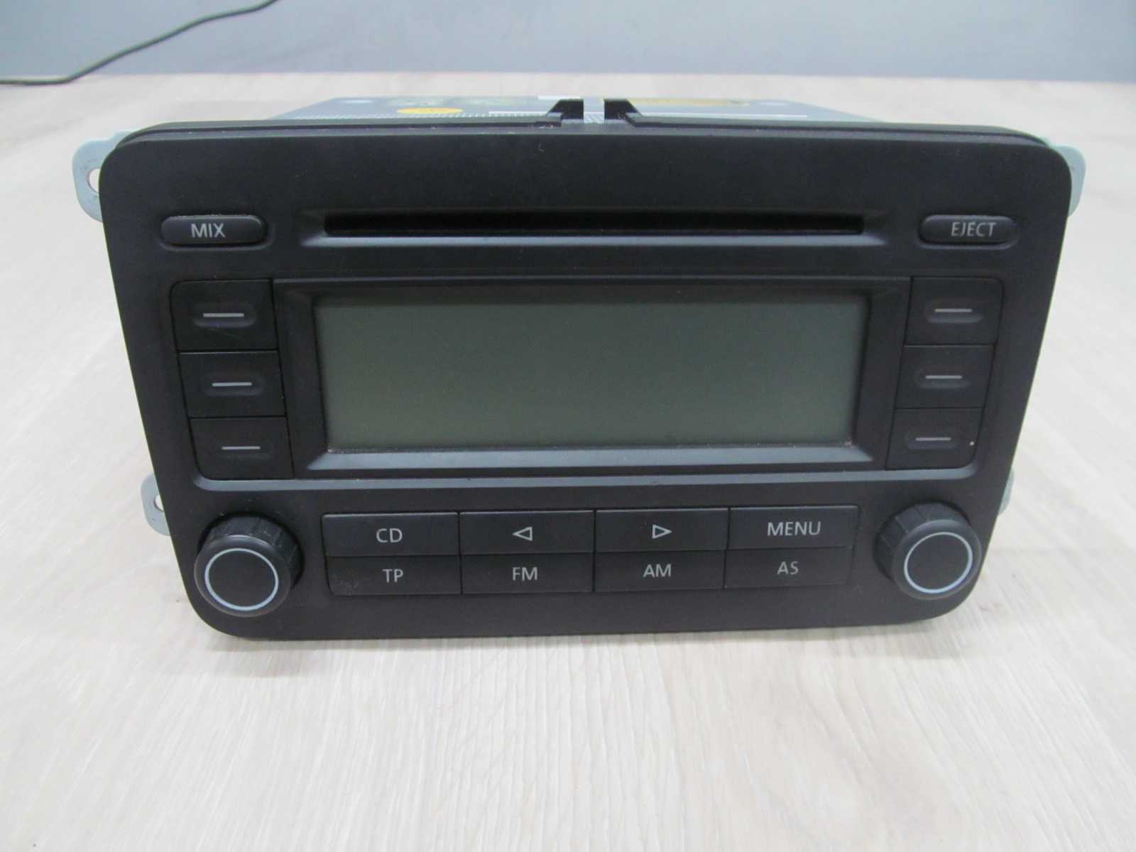 VW PASSAT B6 GOLF V RADIO RCD 300 1K0035186L KOD FABRYCZNE