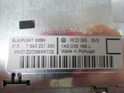 VW PASSAT B6 GOLF V RADIO RCD 300 1K0035186L FABRYCZNE