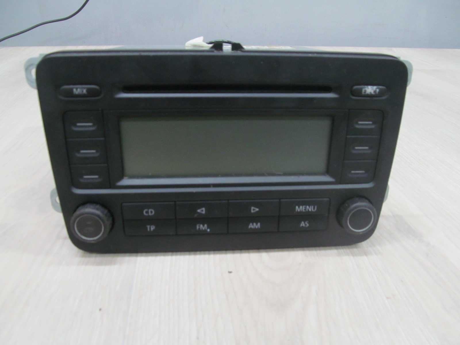 VW PASSAT B6 GOLF V RADIO RCD 300 1K0035186L FABRYCZNE