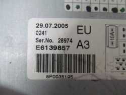 AUDI A3 8P 03- RADIO SYMPHONY II 8P0035195