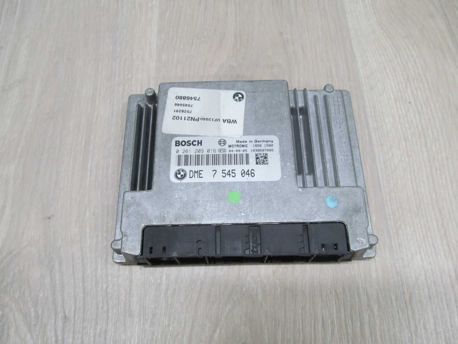 BMW 116 E87 1.6 B KOMPUTER STEROWNIK 0261209016 7545046