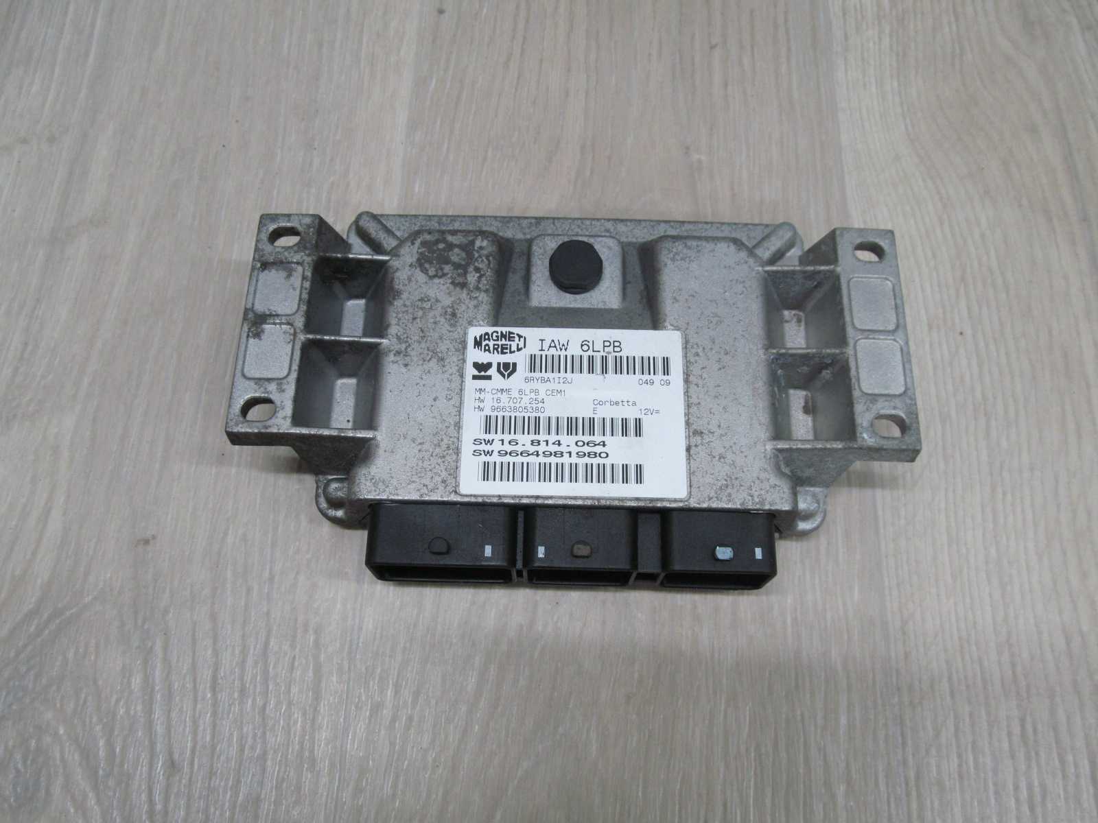 PEUGEOT CITROEN 2.0 16V KOMPUTER STEROWNIK 9664981980 16.814.064