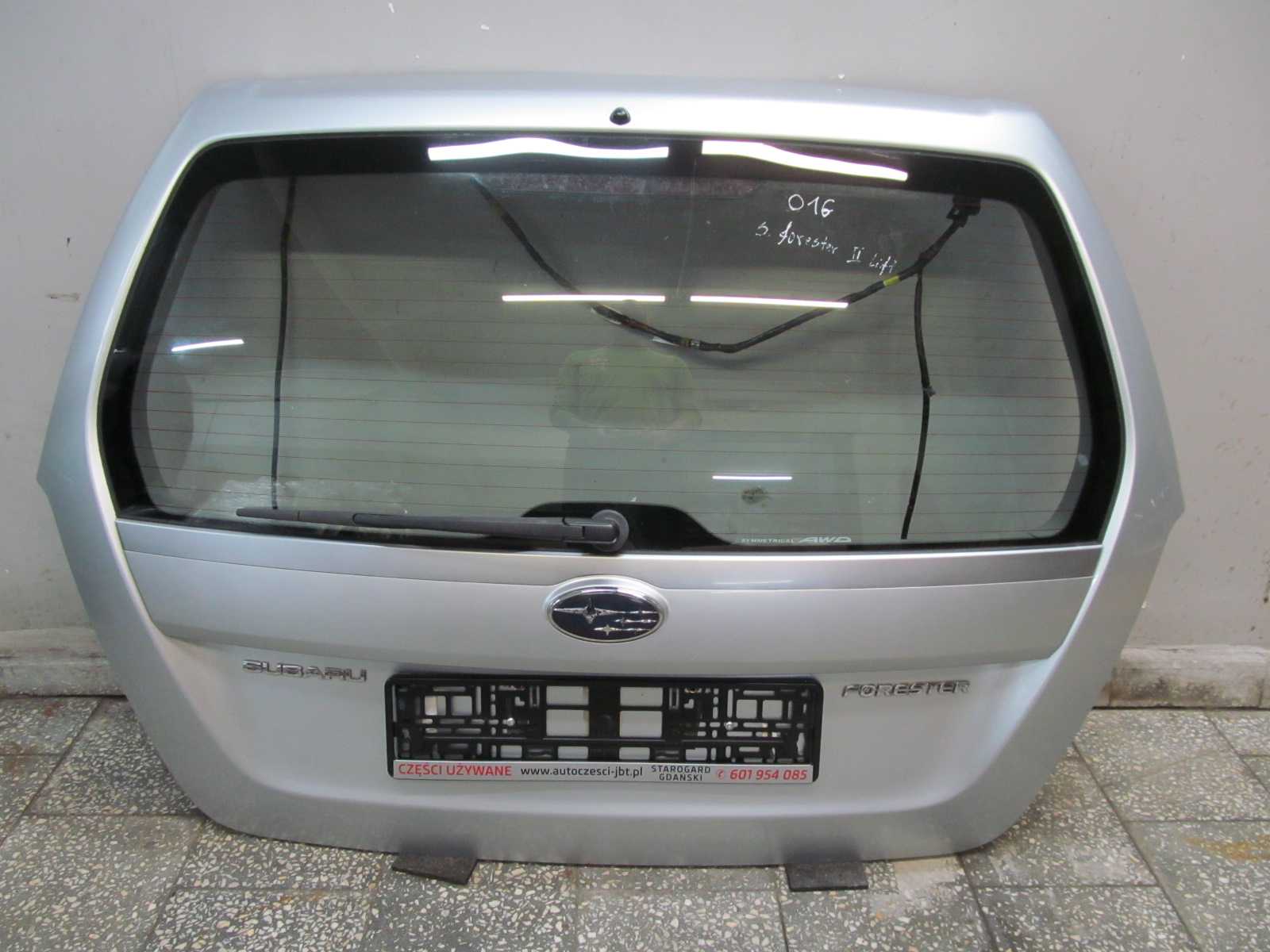 SUBARU FORESTER II LIFT SG KLAPA BAGAZNIKA TYL KPL 01G 06-08