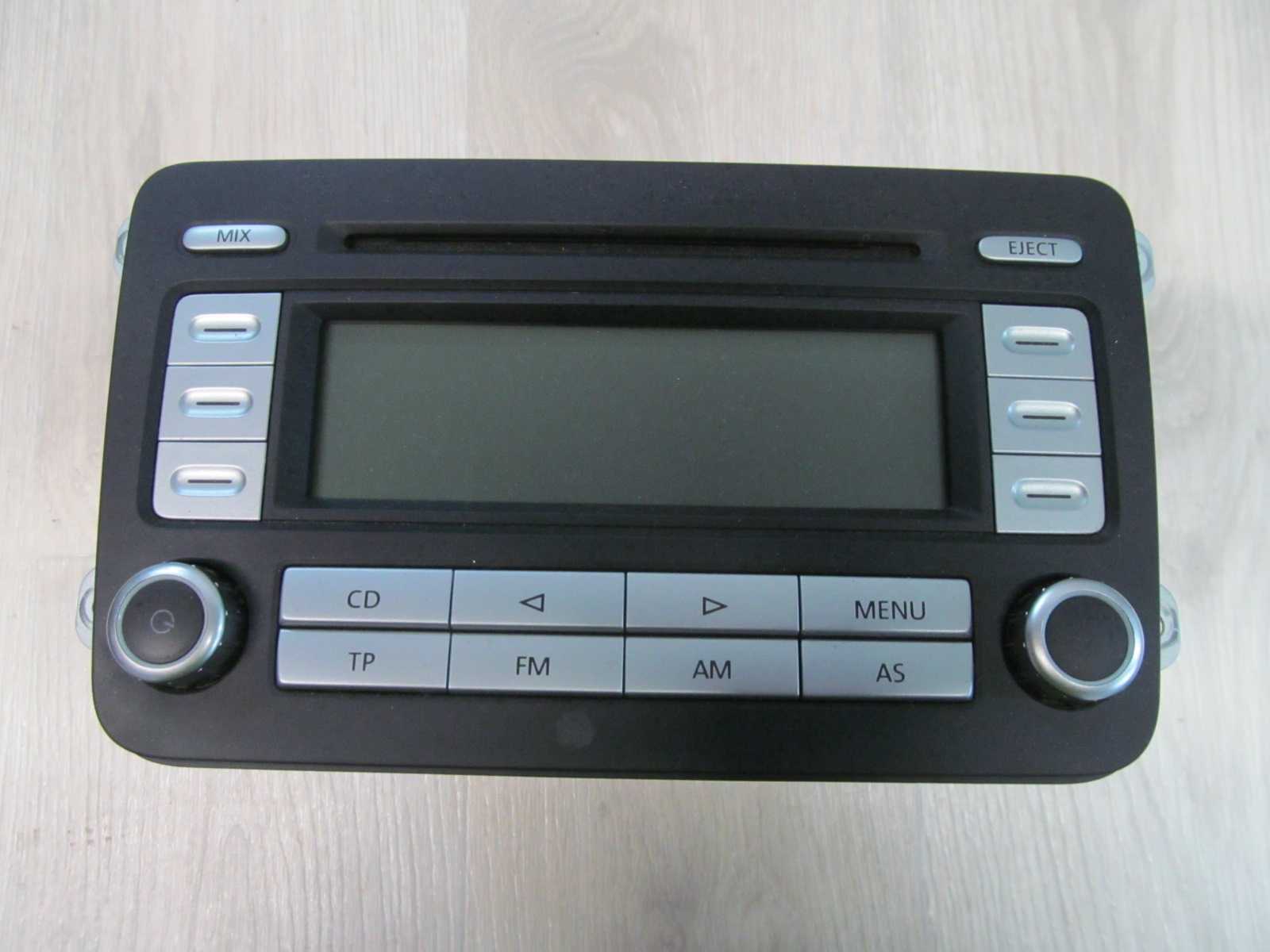 VW PASSAT B6 GOLF V RADIO RCD 300 1K0035186T FABRYCZNE