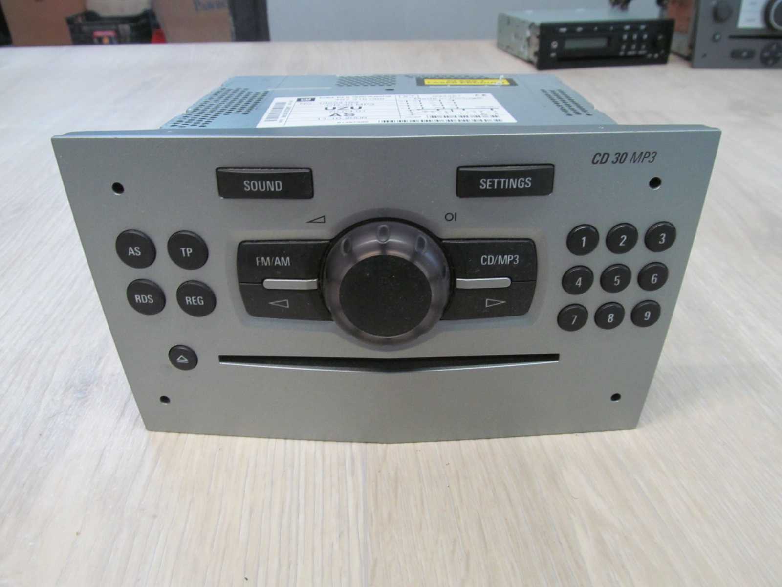 OPEL CORSA D MERIVA A RADIO CD 30 MP3 13254193 497316088