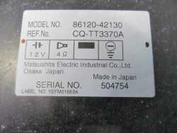 TOYOTA RAV4 AVENSIS RADIO CD 86120-42130 CQ-TT3370A 00-06