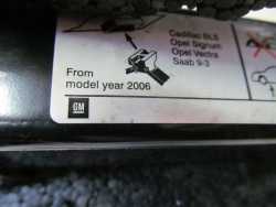 SAAB 93 9-3 VECTOR ZESTAW LEWAREK KLUCZ UCHO 03-12 12793715