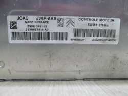 PEUGEOT 1.4 KOMPUTER SILNIKA 9655883280 9661978880 215857685