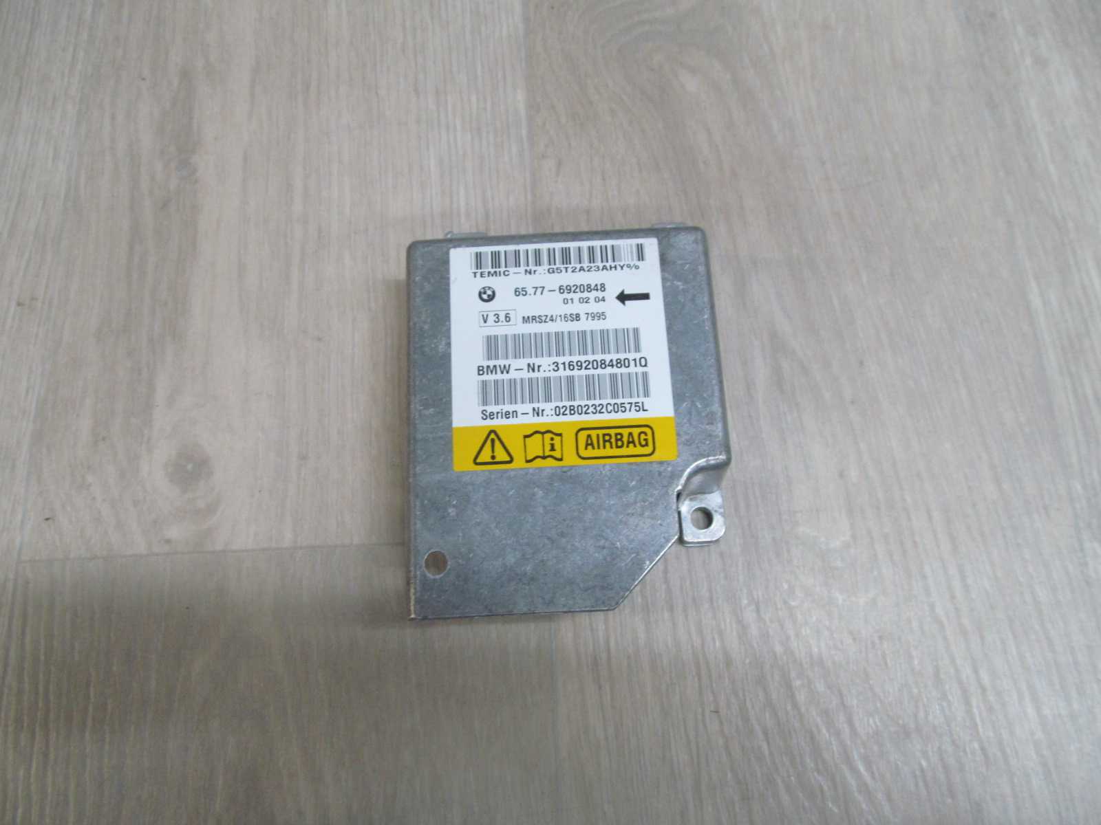 BMW E39 LIFT MODUL SENSOR PODUSZEK AIRBAG 6920848