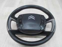 CITROEN C5 III X7 KIEROWNICA SKORA MULTIFUNKCJA PODUSZKA AIRBAG 08-17
