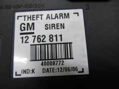 OPEL VECTRA C LIFT 05-08 SYRENA ALARMU 12762811
