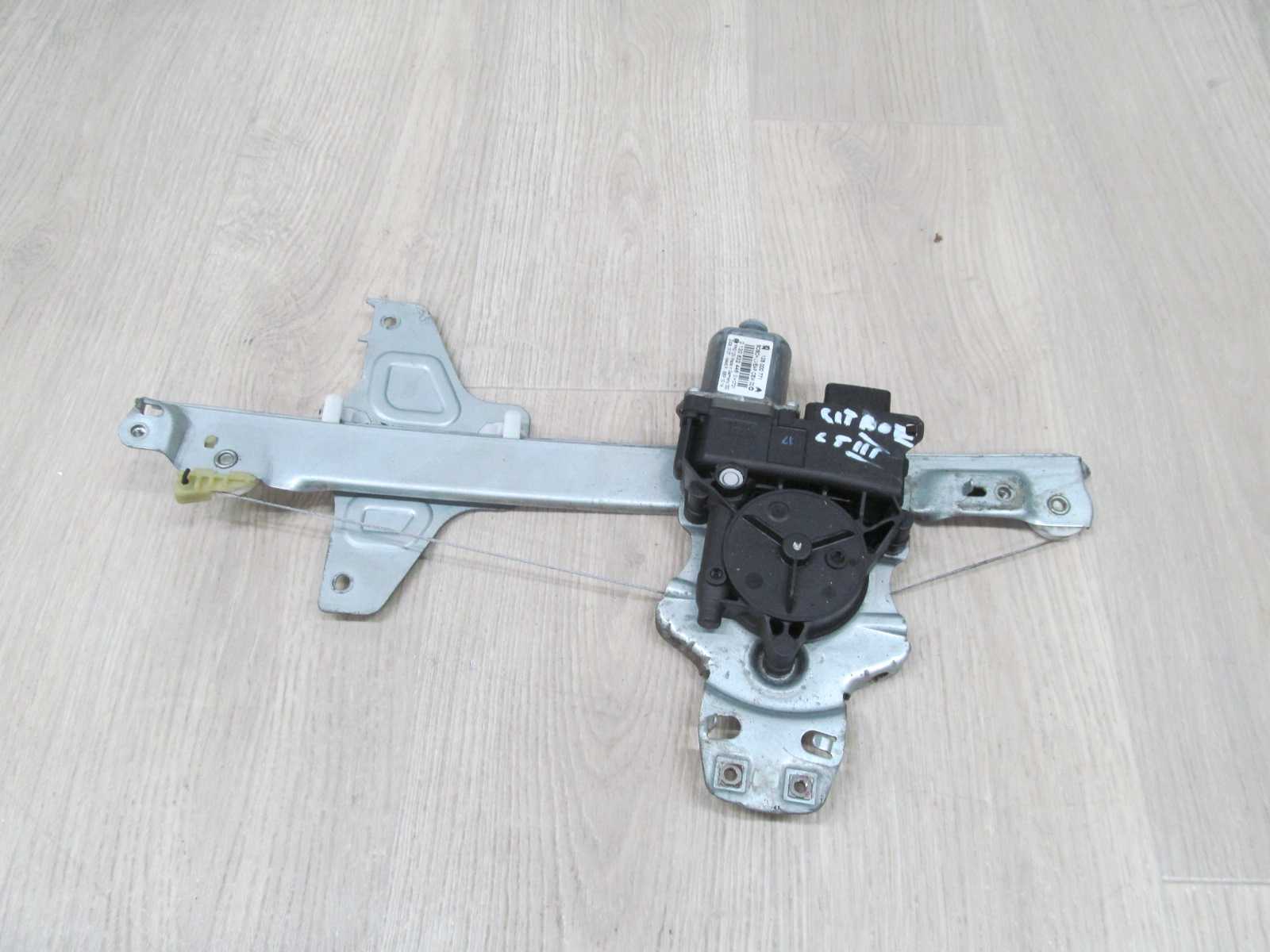 CITROEN C5 III X7 MECHANIZM PODNOSNIK SZYBY PRAWY TYL 128000771 0130822446 08-17