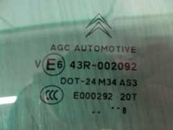 CITROEN C5 III X7 KOMBI SZYBA BOCZNA DRZWI PRAWA TYL 08-17