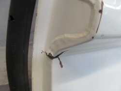 VW CADDY INCA DRZWI TYL TYLNE PRAWE 96-02 BIALE
