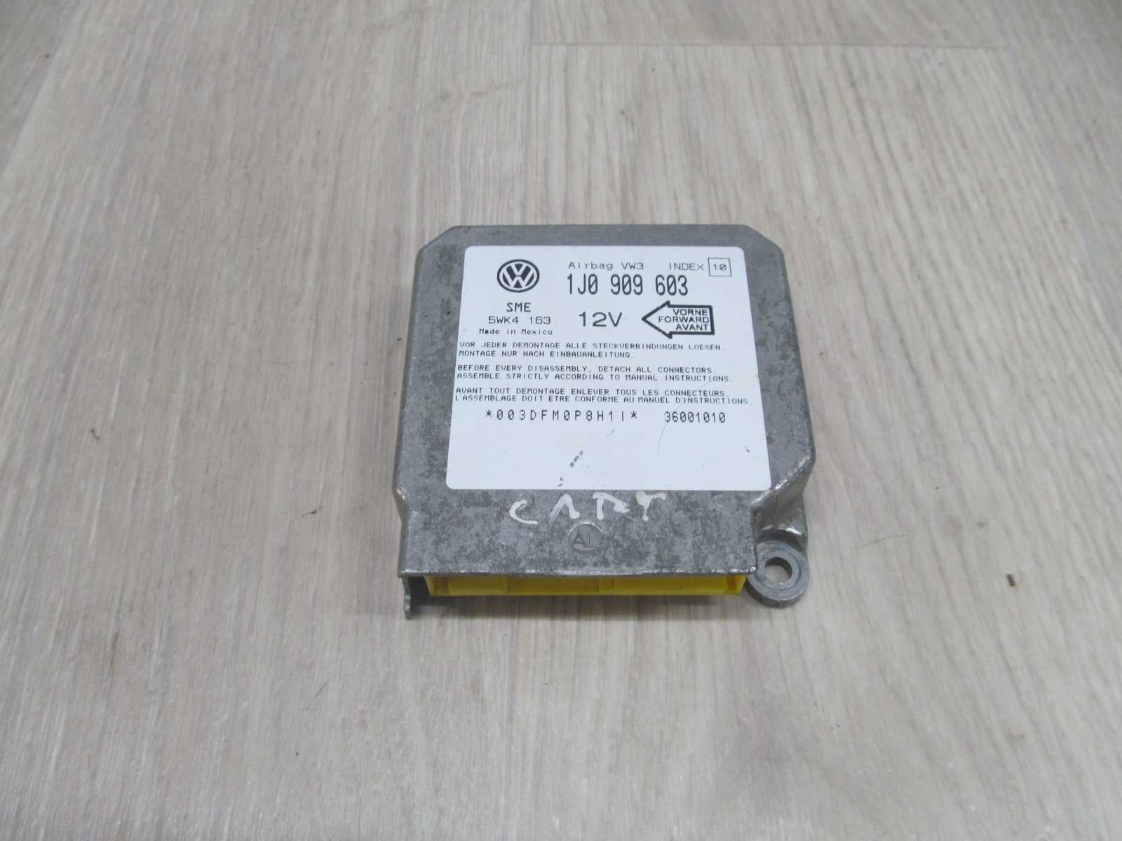 VW CADDY INCA MODUL SENSOR PODUSZKI AIRBAG 1J0909603 96-02