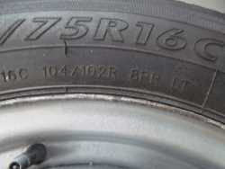 FORD TRANSIT VII 06- KOLO FELGA BLIZNIAK 6X180 5J16X105.5 ET 105.5