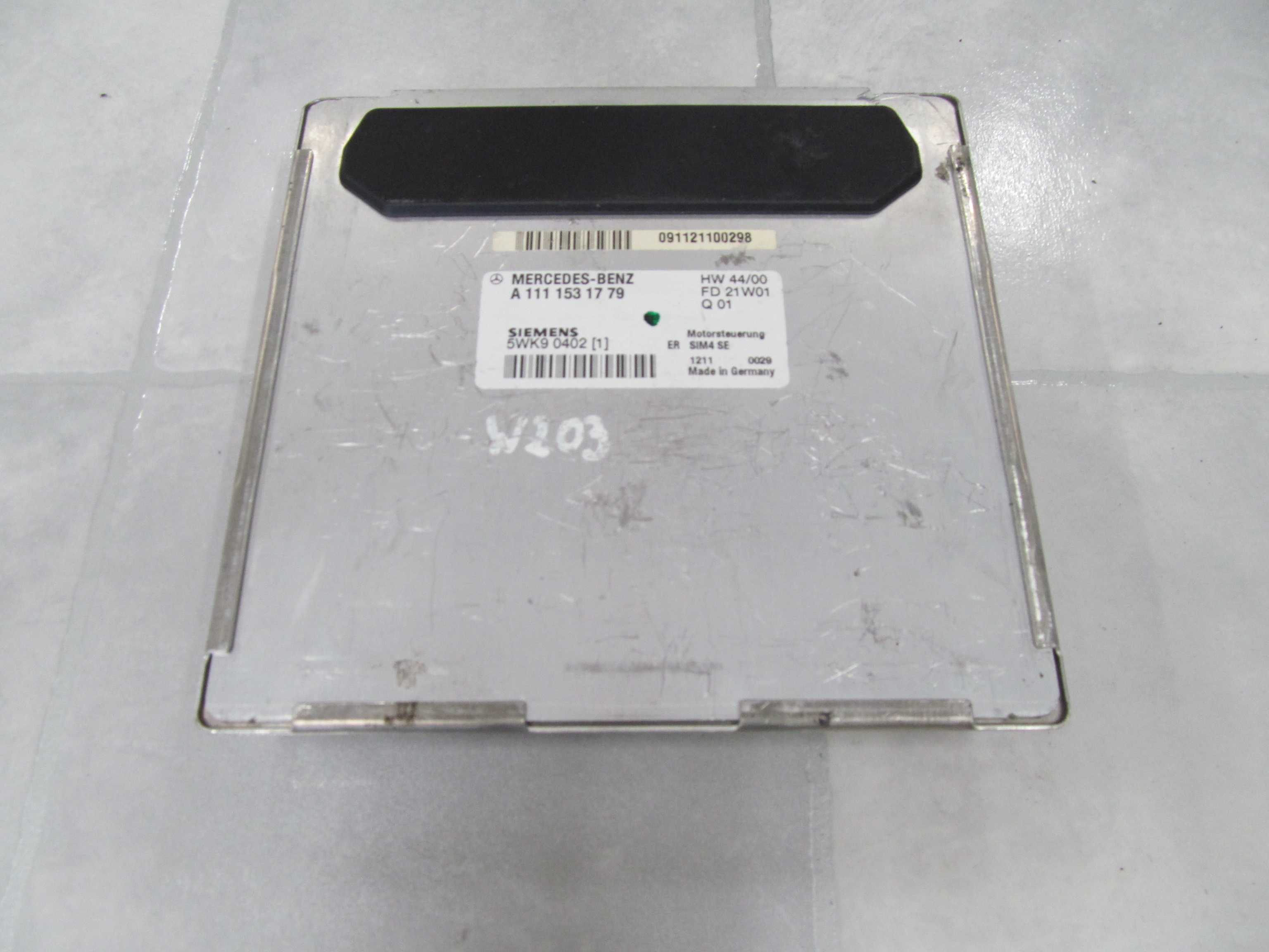 MERCEDES C W203 1.8 KOMPUTER STEROWNIK A1111531779 5WK90402