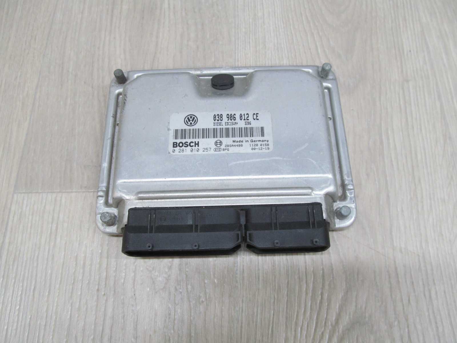 VW AUDI SKODA 1.9 SDI KOMPUTER STEROWNIK 038906012CE 0281010257