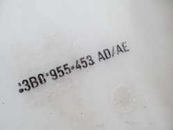 VW PASSAT B5 ZBIORNIK PLYNU SPRYSKIWACZY 3B0955453 AD/AE 97-05