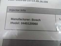 DAF LF 45 55 E4 EURO 5 WTRYSK WTRYSKIWACZ 0445120060 IDEALNY TEST