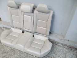 VOLVO S60 LIFT 00- FOTEL SIEDZENIE KANAPA SKORA TYL JASNA