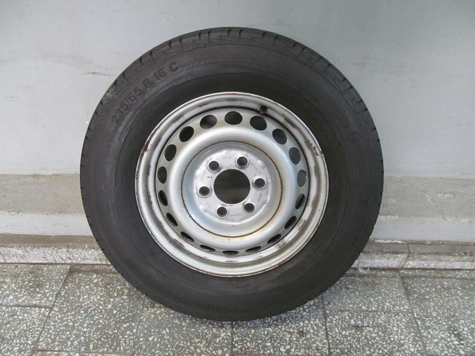 SPRINTER 6X130 16'' KOLO ZAPAS 235/65/16C 6.5J16H2 A0014014802 7MM CONTINENTAL