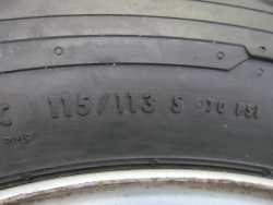 SPRINTER 6X130 16'' KOLO ZAPAS 235/65/16C 6.5J16H2 A0014014802 7MM CONTINENTAL