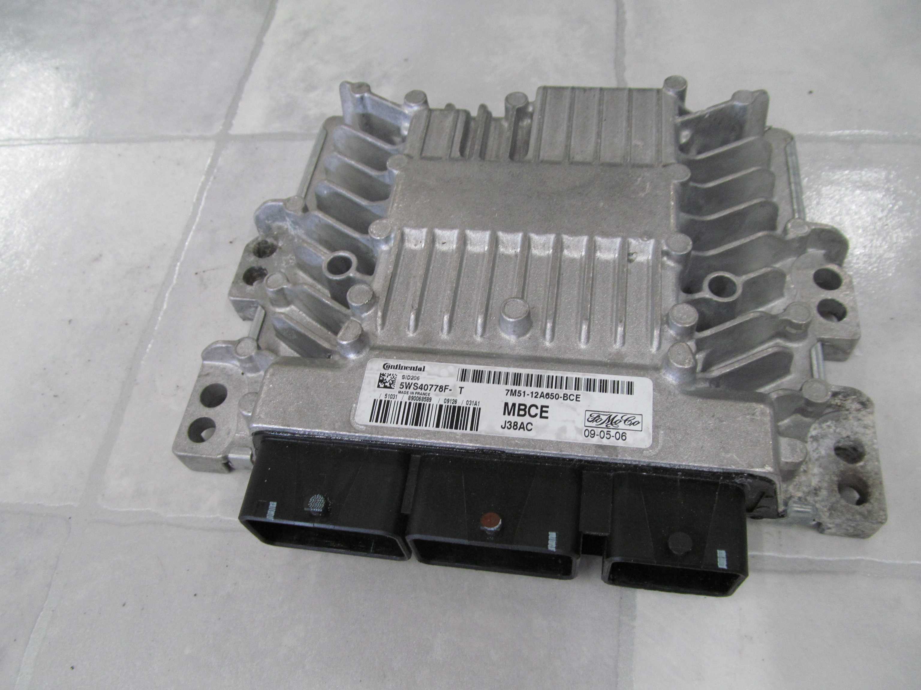 FORD 1.8 TDCI KOMPUTER STEROWNIK 7M51-12A650-BCE 5WS40778F-T