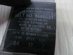 VOLVO XC90 PAS BEZPIECZENSTWA PRZOD LEWY 8686631 PRZEDNI 02-12