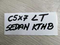 CITROEN C5 III X7 SEDAN DRZWI TYL LEWE KTHB 08-17