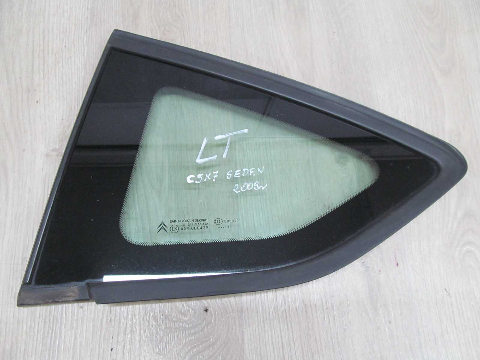 CITROEN C5 III X7 SEDAN SZYBA KAROSERYJNA TYL LEWA 08-17