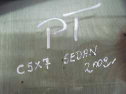 CITROEN C5 III X7 SEDAN SZYBA KAROSERYJNA TYL PRAWA 08-17